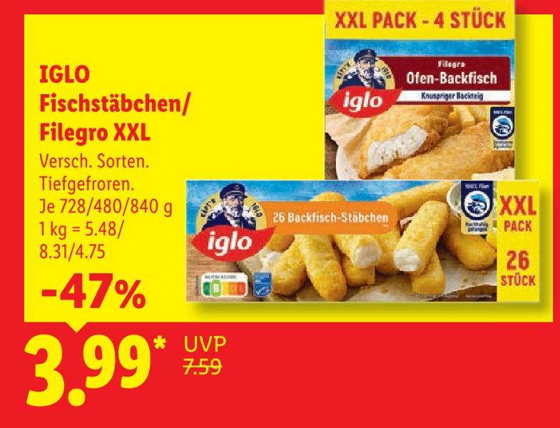 Backfisch-Stäbchen XXL