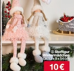 Stofffigur Wintermädchen im aktuellen Woolworth Prospekt