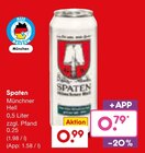 Münchner Hell im Angebot bei Netto Marken-Discount in Ingolstadt Münchner Hell Angebote von Spaten bei Netto Marken-Discount Ingolstadt für 0,79 €