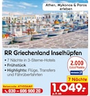 RR Griechenland Inselhüpfen Angebote von Netto Reisen bei Netto Marken-Discount Mülheim für 1.049,00 €