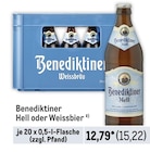 Hell oder Weissbier von Benediktiner im aktuellen Metro Prospekt