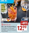 Gin- oder Cocktail-Gläser im ALDI SÜD Prospekt Gin- oder Cocktail-Gläser von SPIEGELAU im aktuellen ALDI SÜD Prospekt für 12,99 €