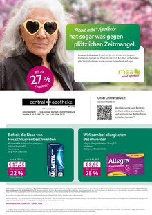 Arzneimittel im mea - meine apotheke Prospekt "Unsere April-Angebote" mit 4 Seiten (Hamburg)