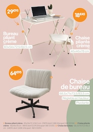 Prix et réduction Chaise Bureau dans le prospectus B&M en cours Offre Chaise Bureau dans le catalogue B&M du moment à la page 13