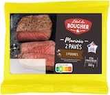 2 pavés de bœuf marinés aux 3 poivres - L'étal du BOUCHER en promo chez Lidl Castres à 3,69 €