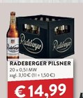 Pilsner im Angebot bei Getränke A-Z in Oranienburg Pilsner Angebote von Radeberger bei Getränke A-Z Oranienburg für 14,99 €