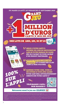 Catalogue Super U de la semaine "LA QUINZAINE DES PRIX ULTRA BAS SPÉCIAL RENTRÉE" avec 2 pages, valide du 19/08/2025 au 31/08/2025 pour Mont-Saint-Aignan et alentours Prospectus Super U de la semaine "LA QUINZAINE DES PRIX ULTRA BAS SPÉCIAL RENTRÉE" avec 2 pages, valide du 19/08/2025 au 31/08/2025 pour Mont-Saint-Aignan et alentours