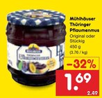Thüringer Pflaumenmus bei Netto Marken-Discount im Prospekt "" für 1,69 €