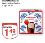 Quarksnack im Angebot bei GLOBUS in Braunschweig Quarksnack Angebote von Quarki bei GLOBUS Braunschweig für 1,49 €