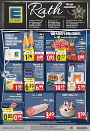 EDEKA Prospekt für Meerbusch mit 24 Seiten EDEKA Prospekt für Meerbusch: "Aktuelle Angebote", 24 Seiten, 22.06.2026 - 27.06.2026