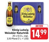 Naturtrüb im Angebot bei E center in Darmstadt Naturtrüb Angebote von König Ludwig bei E center Darmstadt für 14,99 €