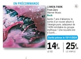 Linkin Park From Zero - Warner Music dans le catalogue E.Leclerc