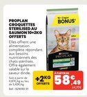 Promo CROQUETTES STERILISED AU SAUMON 10+2KG OFFERTS à 58,49 € dans le catalogue Animalis à Tourville-la-Rivière
