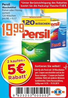 Waschmittel bei K+K - Klaas & Kock in Lünen Waschmittel im Angebot bei K+K - Klaas & Kock Lünen für 19,99 €
