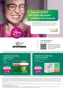 Aktueller mea - meine apotheke Prospekt