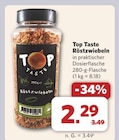 Röstzwiebeln von Top Taste für 2,29 € bei combi im Angebot Röstzwiebeln von Top Taste im aktuellen combi Prospekt