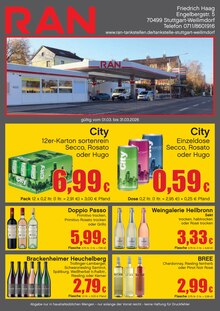 Prosecco im RAN Prospekt "RAN" mit 2 Seiten (Stuttgart)