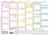 Tafelkalender 2026 DIN A4 von Häfft im aktuellen REWE Prospekt für 1,29 €