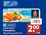 Fischstäbchen im ALDI SÜD Prospekt Fischstäbchen von GOLDEN SEAFOOD im aktuellen ALDI SÜD Prospekt für 2,00 €