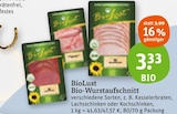 Aktuelles Bio-Wurstaufschnitt Angebot bei tegut in Jena ab 3,33 €