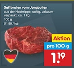 Saftbraten vom Jungbullen bei Netto Marken-Discount im Schwelm Prospekt für 1,19 €