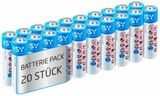 IBA-2001 AA LR06 1,5V Mignon 20er-Pack Batterien von ISY für 3,99 € bei MediaMarkt Saturn im Angebot IBA-2001 AA LR06 1,5V Mignon 20er-Pack Batterien von ISY im aktuellen MediaMarkt Saturn Prospekt