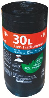 25 sacs poubelle - Carrefour Market à Angers 25 sacs poubelle en promo chez Carrefour Market Angers à 3,20 €