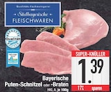 Bayerische Puten-Schnitzel von Südbayerische Fleischwaren im aktuellen EDEKA Prospekt für 1,39 €