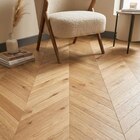 Parquet contrecollé chêne blond Vareno vitrifié S point de hongrie LAMETT, l.9 cm - LAMETT - LEROY MERLIN à Colombes Parquet contrecollé chêne blond Vareno vitrifié S point de hongrie LAMETT, l.9 cm - LAMETT en promo chez LEROY MERLIN Colombes à 102,68 €