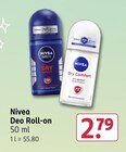 Deo Roll-on im Angebot bei Rossmann in Lahr Deo Roll-on Angebote von Nivea bei Rossmann Lahr für 2,79 €