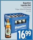 Lagerbier Hell Angebot im E xpress Prospekt Lagerbier Hell im E xpress Prospekt zum Preis von 16,99 €