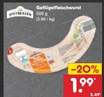 Geflügelfleischwurst bei Netto Marken-Discount im Prospekt "" für 1,99 €