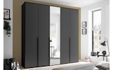 HARDECK Düsseldorf - Drehtürenschrank Kevo, graphit, 225 x 225 cm, inkl. Spiegeltür Angebot im Prospekt Drehtürenschrank Kevo, graphit, 225 x 225 cm, inkl. Spiegeltür bei HARDECK im Düsseldorf Prospekt für 349,00 €