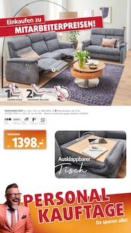 Sofa im Polstermöbel Fischer Prospekt "PERSONAL-KAUFTAGE" mit 31 Seiten (Fürth)