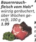 Rauchfleisch im V-Markt Prospekt Bauernrauchfleisch vom Hals im aktuellen V-Markt Prospekt für 1,99 €