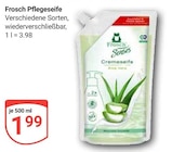 Pflegeseife Angebote von Frosch bei GLOBUS Speyer für 1,99 €