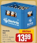 Hell im Angebot bei REWE in Suhl Hell Angebote von Oberbräu bei REWE Suhl für 13,99 €