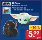 3D-Tasse Angebote von Star Wars bei Netto Marken-Discount Cottbus für 5,99 €