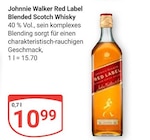 Aktuelle Whiskey Angebote bei GLOBUS in Trier Aktuelles Red Label Blended Scotch Whisky Angebot bei GLOBUS in Trier ab 10,99 €