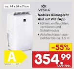 Aktuelles Mobiles Klimagerät 4in1 mit WiFi/App Angebot bei Netto Marken-Discount in Leipzig ab 354,99 €