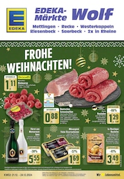 EDEKA Prospekt: "Aktuelle Angebote", 16 Seiten, 21.12.2024 - 24.12.2024