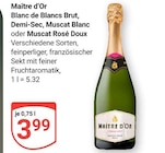 Blanc de Blancs Brut im Angebot bei GLOBUS in Kerpen Blanc de Blancs Brut Angebote von Maître d’Or bei GLOBUS Kerpen für 3,99 €