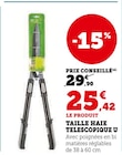 Taille haie télescopique - U dans le catalogue Super U