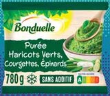 Purée délice haricots verts, courgettes, épinards, pois, crème surgelée - Bonduelle en promo chez Intermarché Maubeuge à 1,45 €