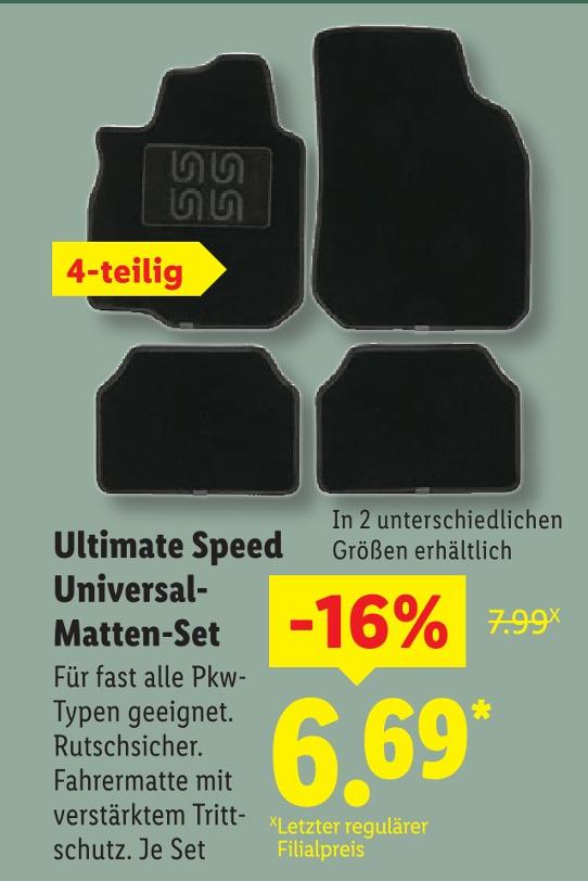 Universal-Matten-Set