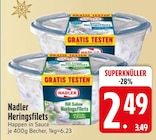 Heringsfilets von Nadler im aktuellen EDEKA Prospekt für 2,49 €