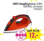 Dampfbügeleisen von LENTZ im aktuellen SB Möbel Boss Prospekt