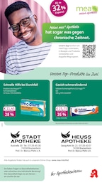 Aktueller mea - meine apotheke Apotheken Prospekt für Bönnigheim: Unsere Juni-Angebote mit 4} Seiten, 01.06.2026 - 30.06.2026