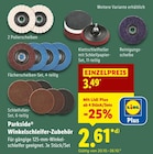 Winkelschleifer-Zubehör von Parkside im aktuellen Lidl Prospekt für 2,61 €
