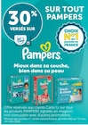 30% versés sur ma carte u sur tout PAMPERS - PAMPERS - Super U à Metz 30% versés sur ma carte u sur tout PAMPERS - PAMPERS en promo chez Super U Metz